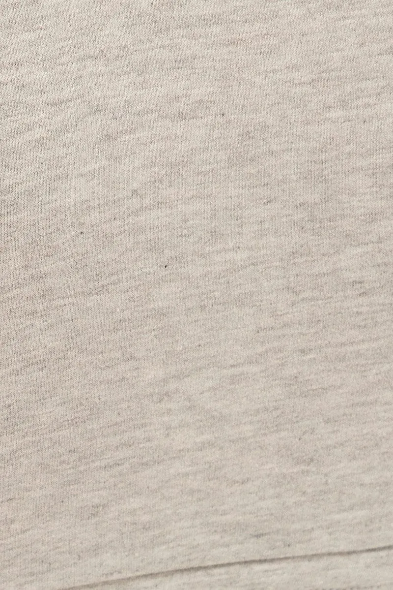 Grey Basic Crop Top