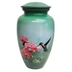 Happy Hummingbird, Cremation Urn Themed Bird Cremation Urn | Quality Urns for Less