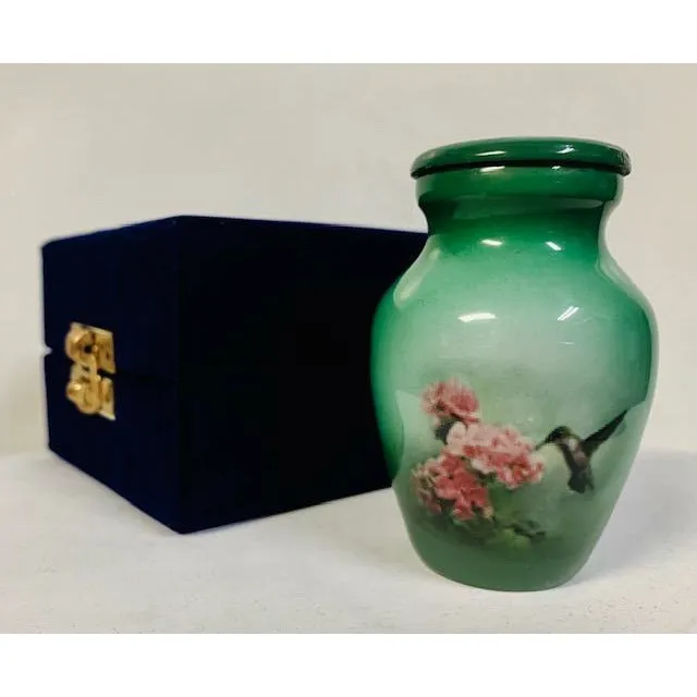 Happy Hummingbird, Cremation Urn Themed Bird Cremation Urn | Quality Urns for Less