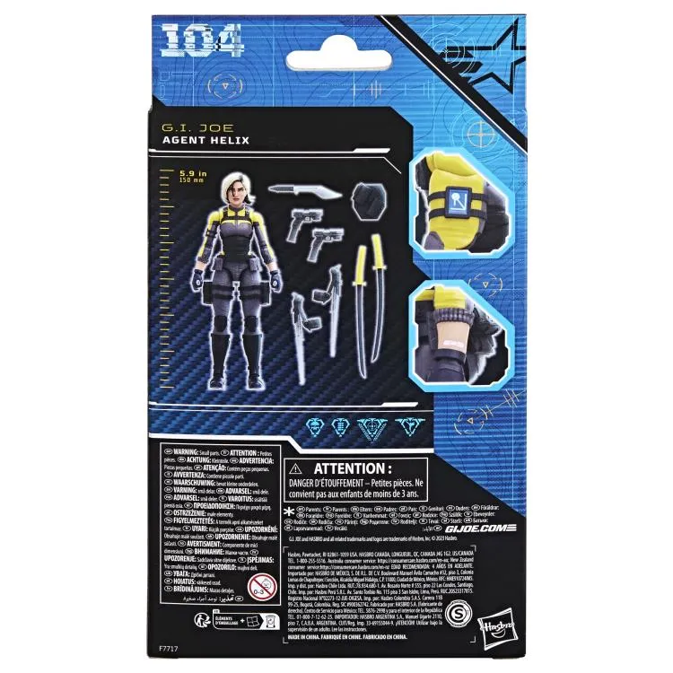 Hasbro G.I. Joe Classified Series #104 Agent Helix Action Figure