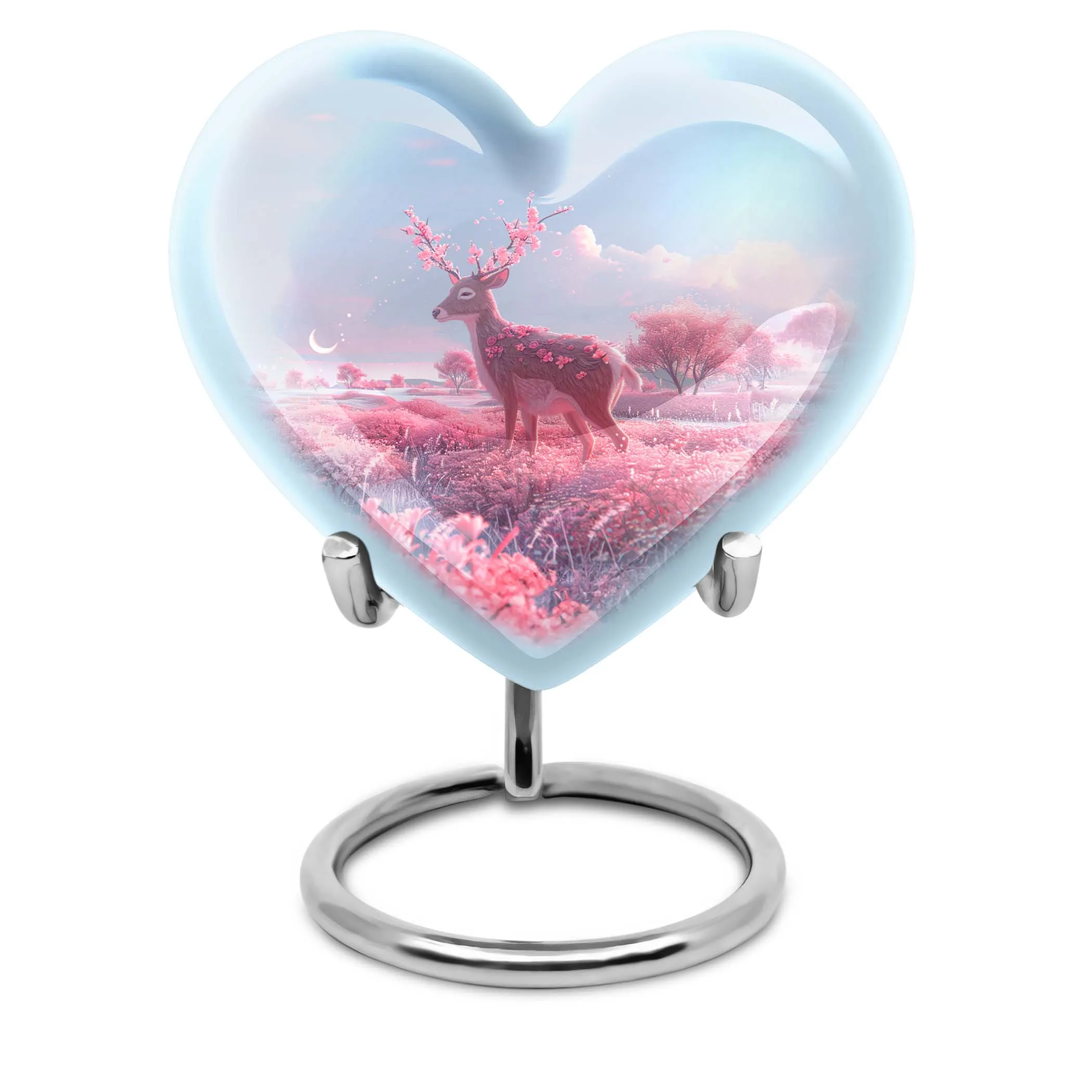 Heartfelt Memories Deer Urn: Cherished Standard Medium Size Cremation Solution