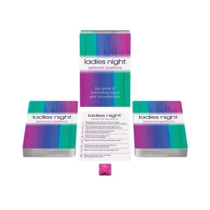 Kheper Games - Ladies Night Personal Questions Card Game (White)