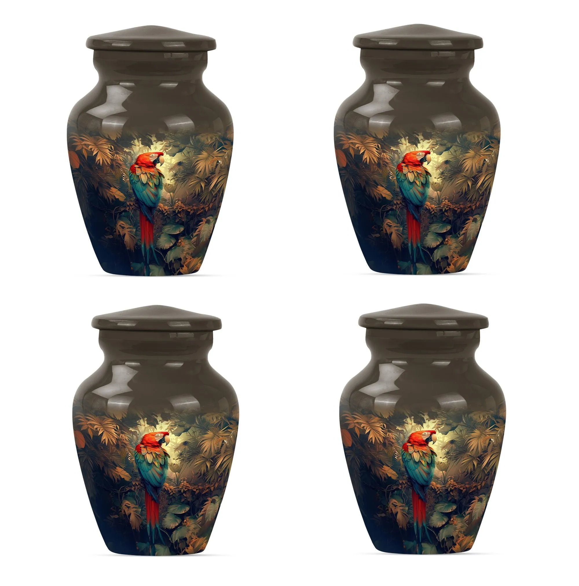 Macaw Parrot Urn, Memorial Masterpiece for Lasting Memories