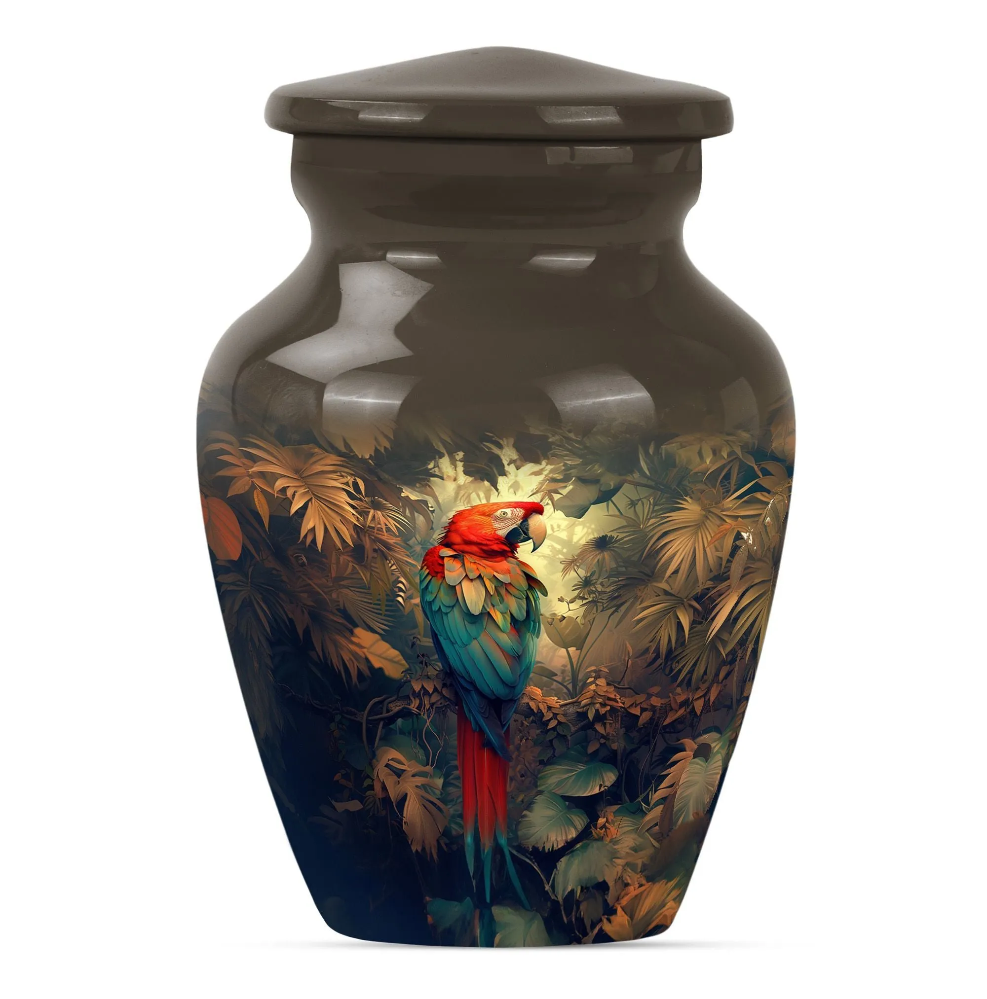 Macaw Parrot Urn, Memorial Masterpiece for Lasting Memories