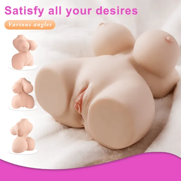 Medium Size Delilah Realistic Sex Doll 3D Double Chanel Male Masturbator 【US Stock Available Only】