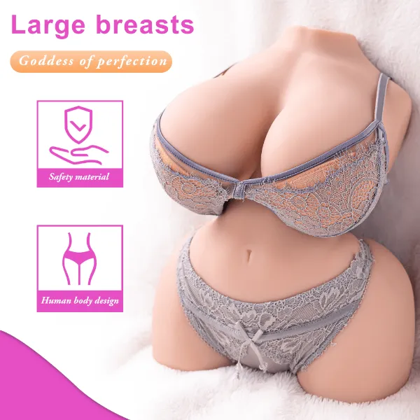 Medium Size Delilah Realistic Sex Doll 3D Double Chanel Male Masturbator 【US Stock Available Only】