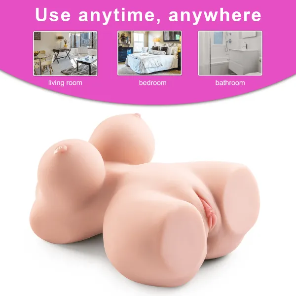 Medium Size Delilah Realistic Sex Doll 3D Double Chanel Male Masturbator 【US Stock Available Only】
