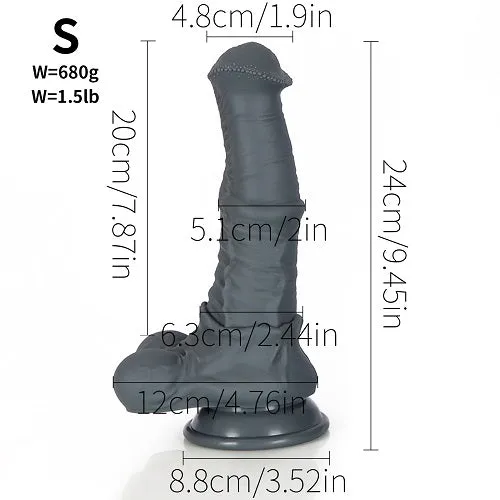 Monster Thick Dildo Horse Penis Riding Show Sex Toy