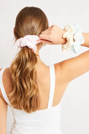 Multi 3 Pack Bow Print Scrunchies