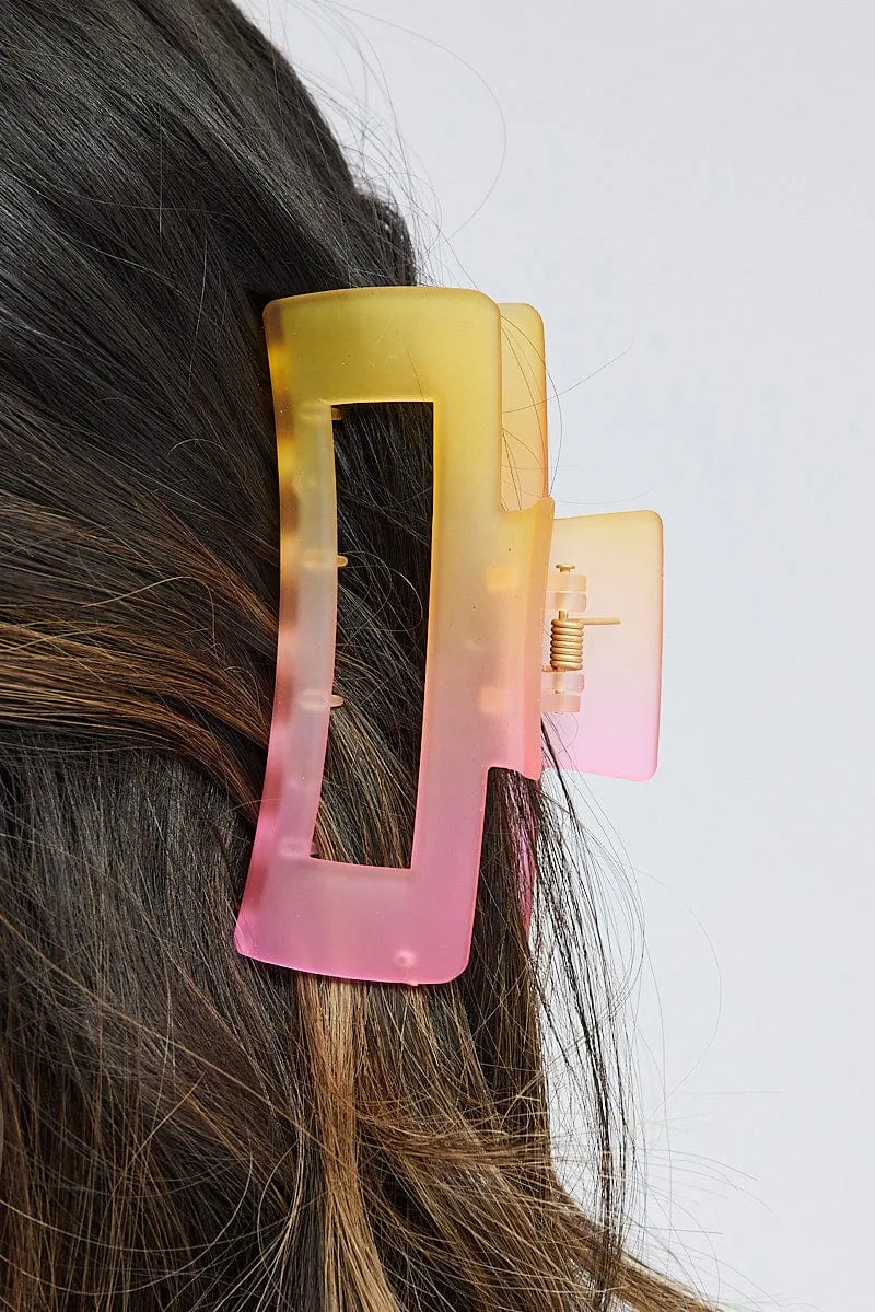Multi Rectangle Claw Clip