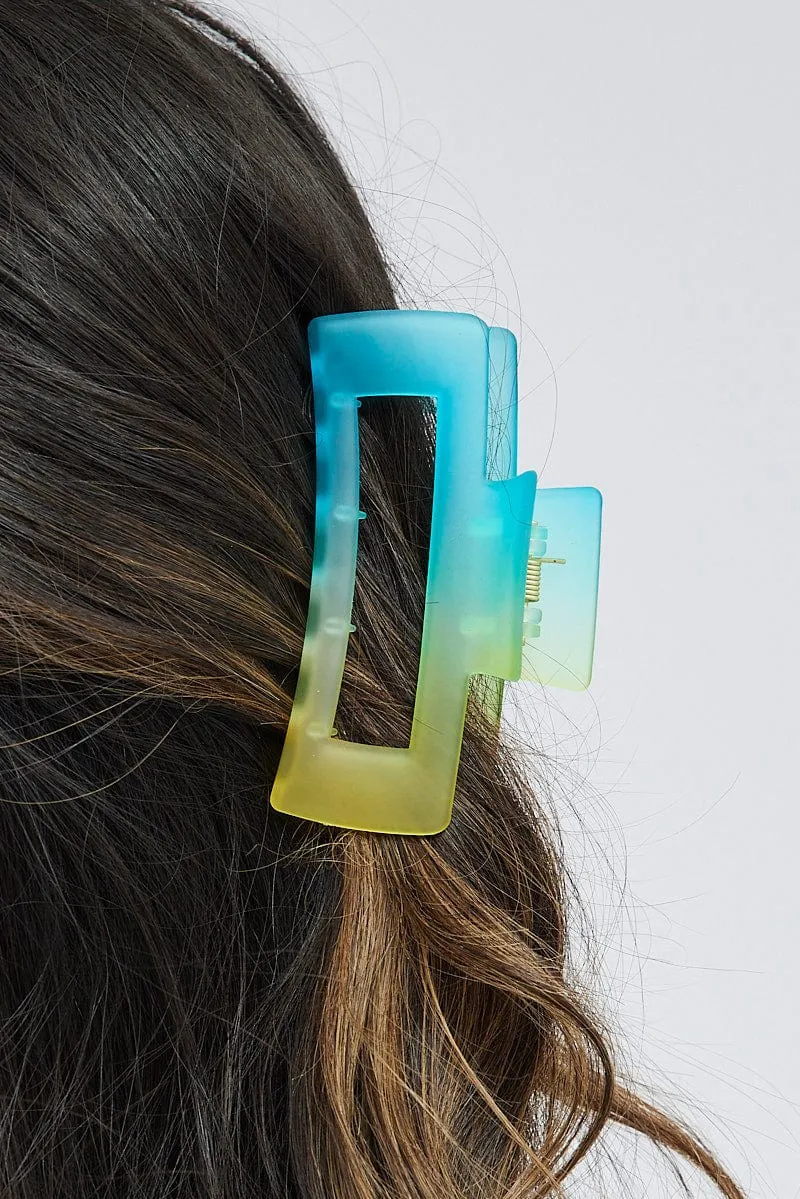Multi Rectangle Claw Clip