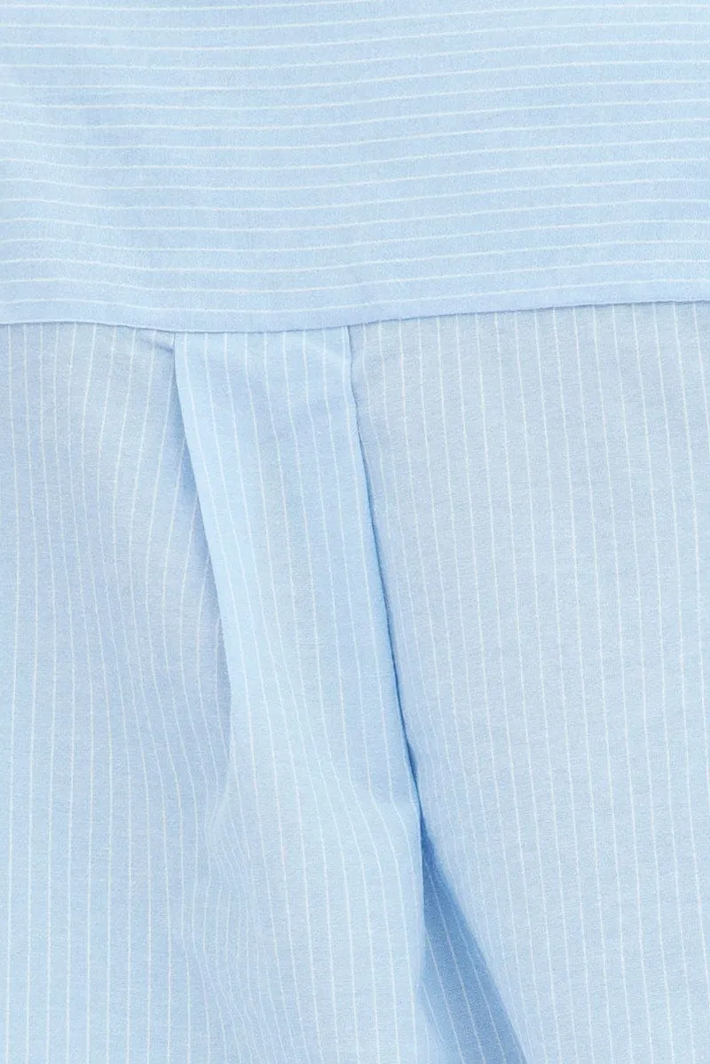 Multi Stripe Stripe Pyjama Piping Button Pj Set