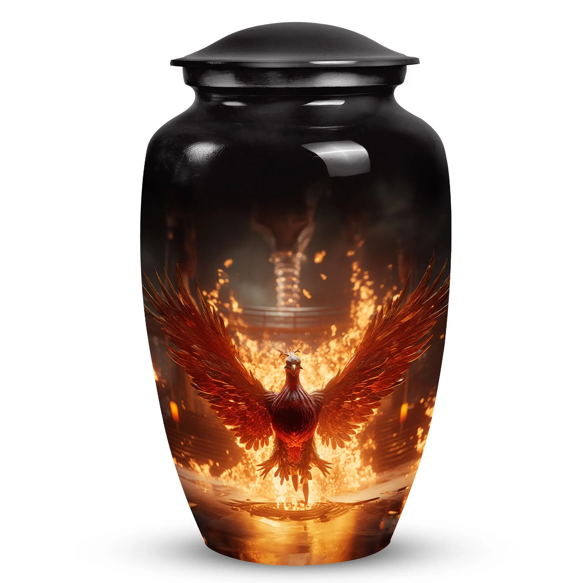 Phoenix Urn: Medium Plain Urns For Human Ashes - Adult Male & Women