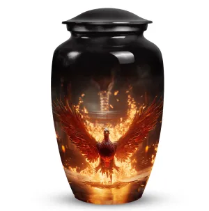 Phoenix Urn: Medium Plain Urns For Human Ashes - Adult Male & Women