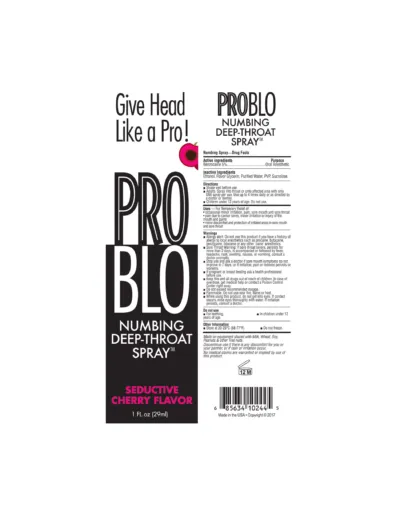 ProBlo Throat Numbing Spray - Cherry