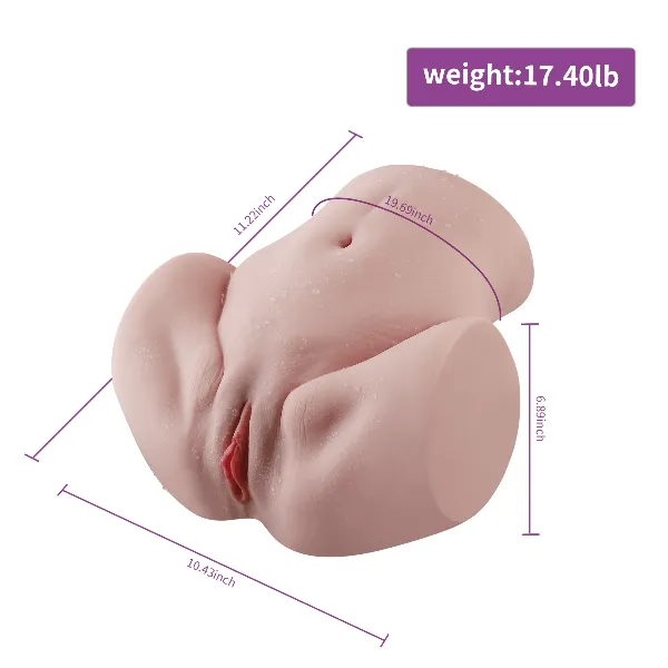 Propinkup 17.4lb Realistic Sex Doll | Ruby Ass Dual Channel 3D Vagina Lifelike Butt 【US Stock Available Only】