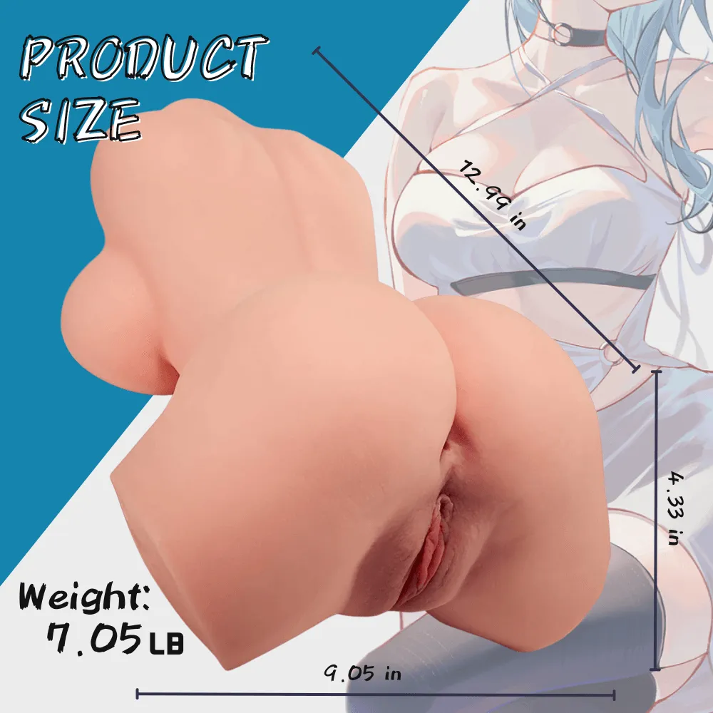 Propinkup Realistic Pocket Pussy Pink Pansy 7.05lb Lifelike Male Masturbator