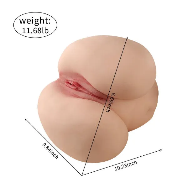 Propinkup Realistic Sex Doll | 11.68lb Lia's Ass Cute Dual Channels Young Vagina Lifelike Plump Butt 【US Stock Available Only】