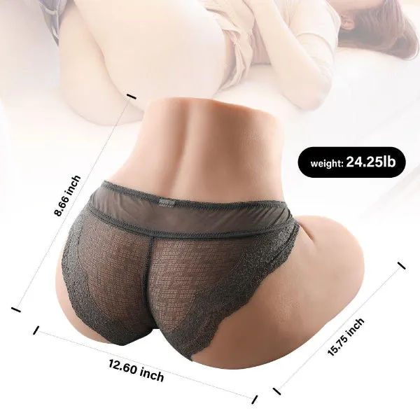 Propinkup Realistic Sex Doll | 24.25lb Kimberley Sexy Butt 3D Channel Lifelike Male Masturbation Toy 【US Stock Available Only】