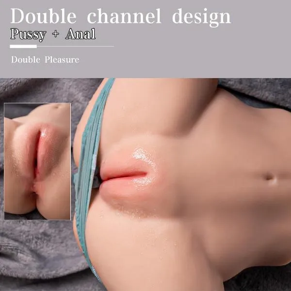 Propinkup Realistic Sex Doll | 5.95lb Sarah Ass Dual Channel Male Masturbation Toy Lifelike Butt
