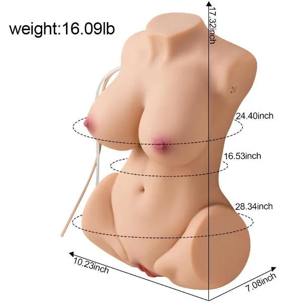 Propinkup Realistic Sex Doll Automatical Magnon Plump Boobs 3D Tunnel Lifelike Skin Body Doll 【US Stock Available Only】