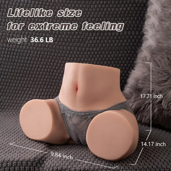 Propinkup Realistic Sex Doll Super Soft- 1/1 Scale Ingrid Automatical Sucking Vibration Lifelike Skin Hip 【US Stock Available Only】