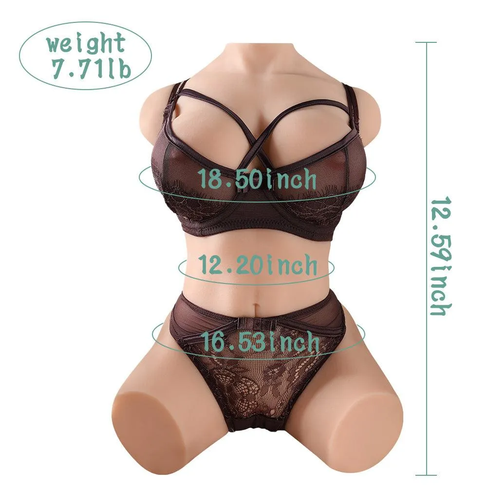 Propinkup Realistic Sex Doll | Villa 7.7lb Lifelike Masturbator with 3D Textured Vaginal & Anal Sex 【US Stock Available Only】