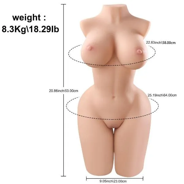 Realistic Sex Doll | 18.29lb Page Big Boobs Lifelike Male Masturbator Lifelike Dolls 【US Stock Available Only】