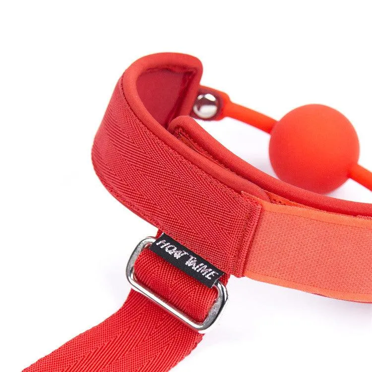 Sex Tools Neck to Collar Gag Dog Style