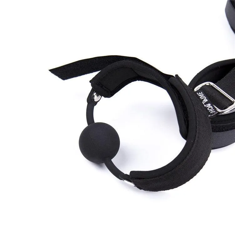 Sex Tools Neck to Collar Gag Dog Style