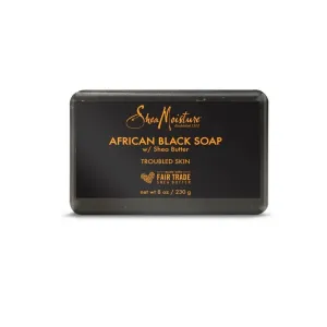 Shea Moisture African Black Soap W/ Shea Butter Troubled Skin 8oz