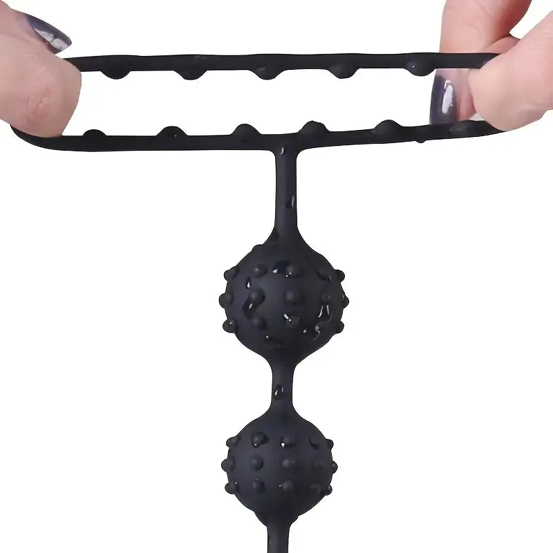 Silicone Gravity Control Anal Bead Toy For Men Adult Toy Accessory