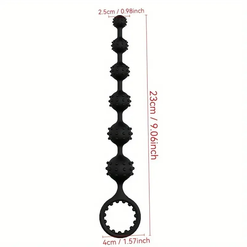 Silicone Gravity Control Anal Bead Toy For Men Adult Toy Accessory