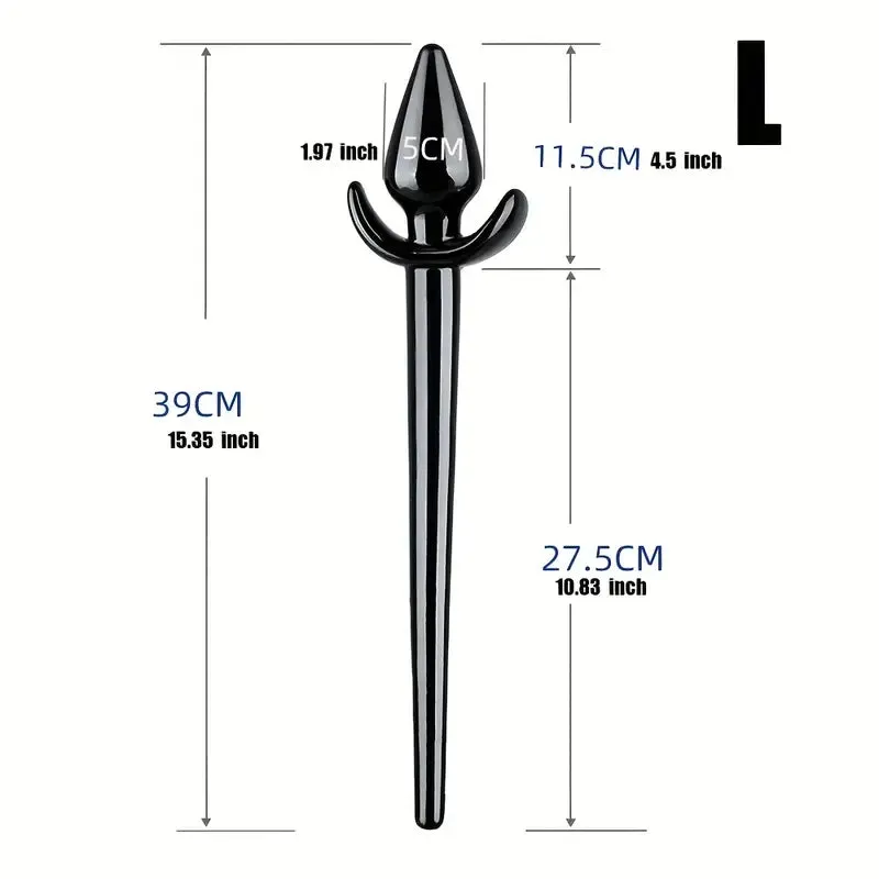 SM Anal Plug Sex Toy Anal Plug Double Head Extra Large Anal Dilator