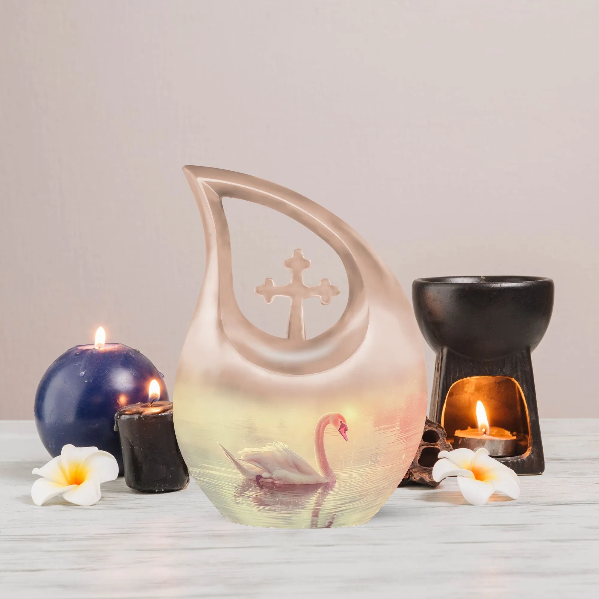Swan Urn : Affordable Memorial Keepsake For Cherished Memories