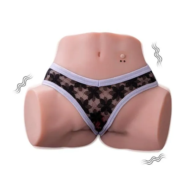 Tracey Automatic Sex Doll 6.39lb 3 Speeds 10 Frequency Vibration Realistic Ass 3D Dual Channel Masturbator 【US Stock Available Only】