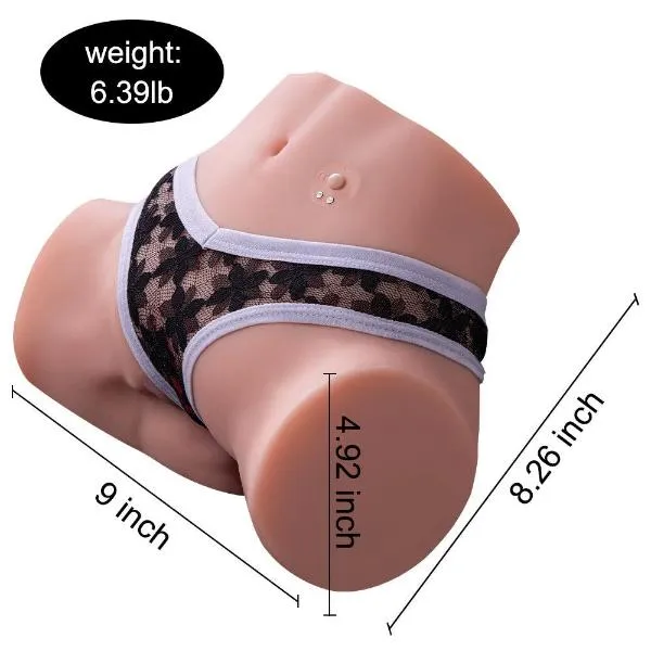 Tracey Automatic Sex Doll 6.39lb 3 Speeds 10 Frequency Vibration Realistic Ass 3D Dual Channel Masturbator 【US Stock Available Only】