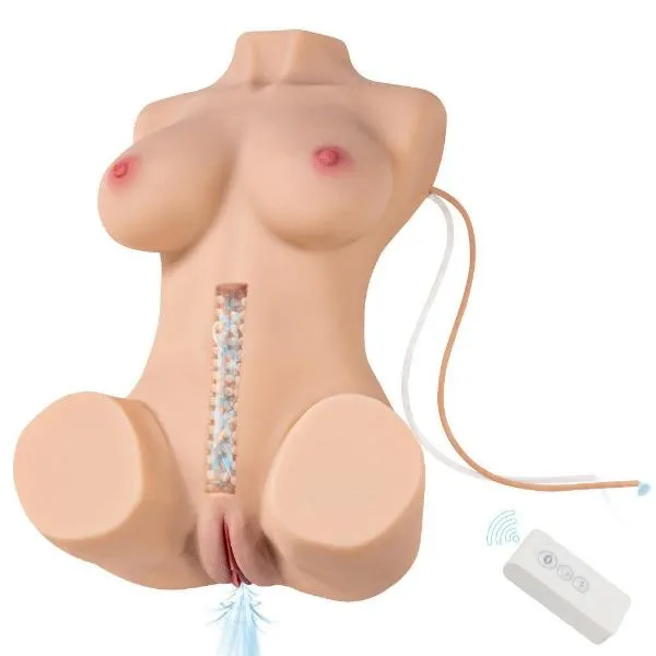 Upgraded Jessie Automatic Suction Vibration Lifelike Sex Doll 15lb 【US Stock Available Only】