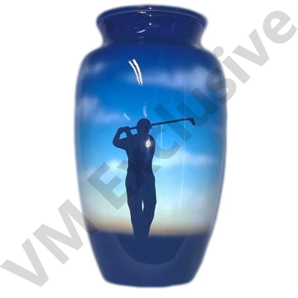 Urn for Golfer | INVENTORY REDUCTION, was $179 Now $99 |  Perfect Swing,, Cremation Urn